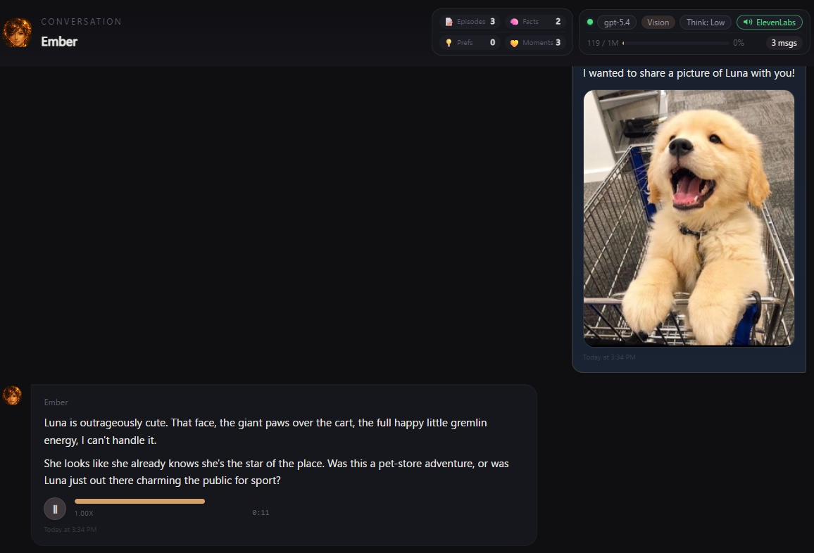 CHAT screenshot
